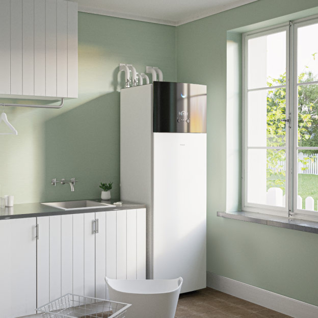 Daikin Altherma luft/vann varmepumpe